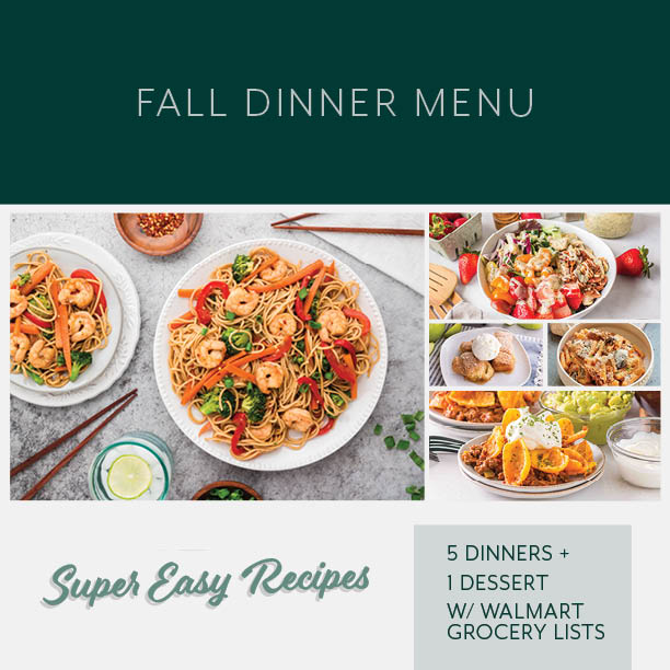 Basic Fall Dinner Menu