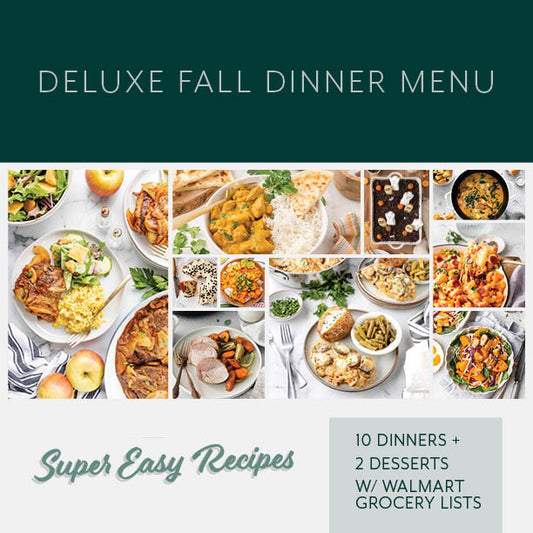 Deluxe Fall Dinner Menu